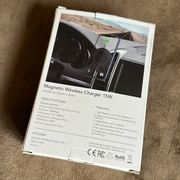 Magnetic Wireless Charger 15W, Compatible with iPhone 12 Series - Picture 4 of 6